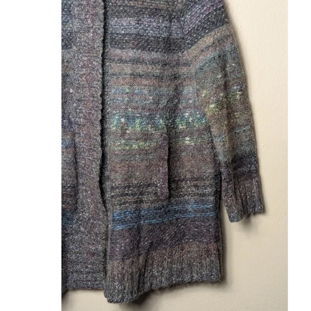 Free People Cardigan Sweater Womens Medium Brown Boho Oversized Chunky Knit Cozy